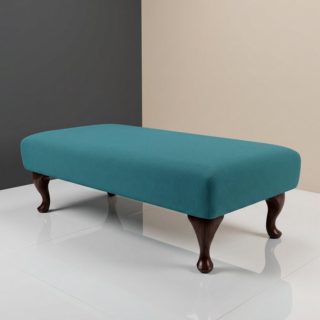 BESPOKE UPHOLSTERED COFFEE TABLE FOOTSTOOL CUSTOM NON STORAGE OTTOMAN SEAT PREMIUM HANDCRAFTED LIVING ROOM FURNITURE UK MADE - ISTOOLS