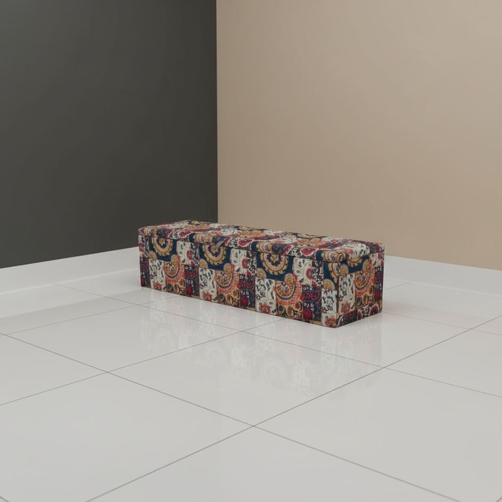 Bespoke Upholstered Living Room Bench Chesterfield Buttoned - ISTOOLS