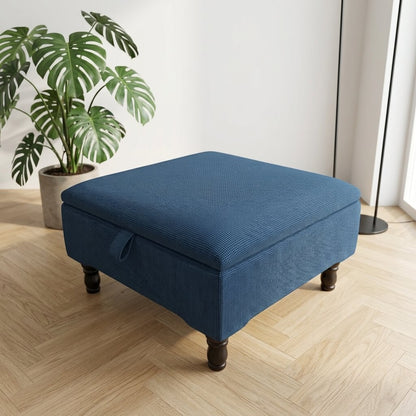 BESPOKE UPHOLSTERED STORAGE BENCH SQUARE COFFEE TABLE - ISTOOLS