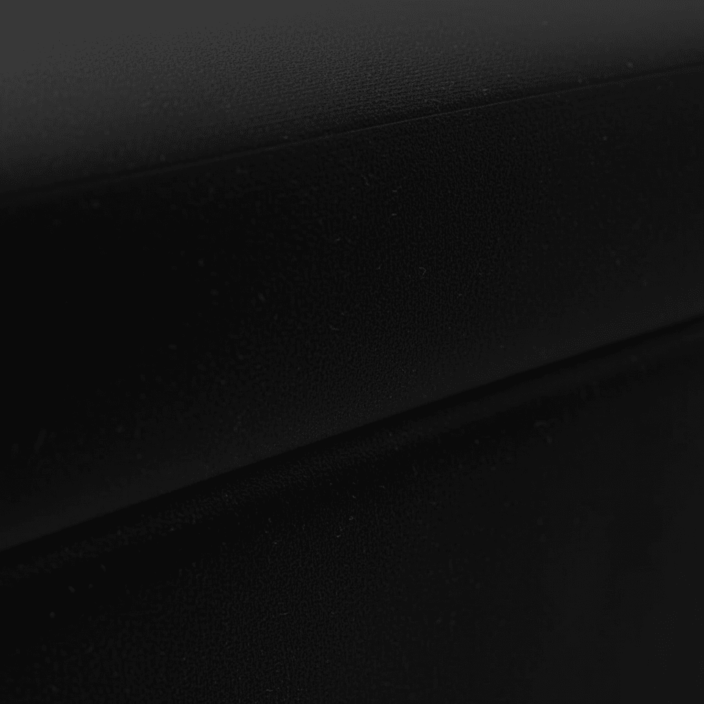 Black Elegant Solid Hue Rectangular Storage Footstool UK Made - ISTOOLS