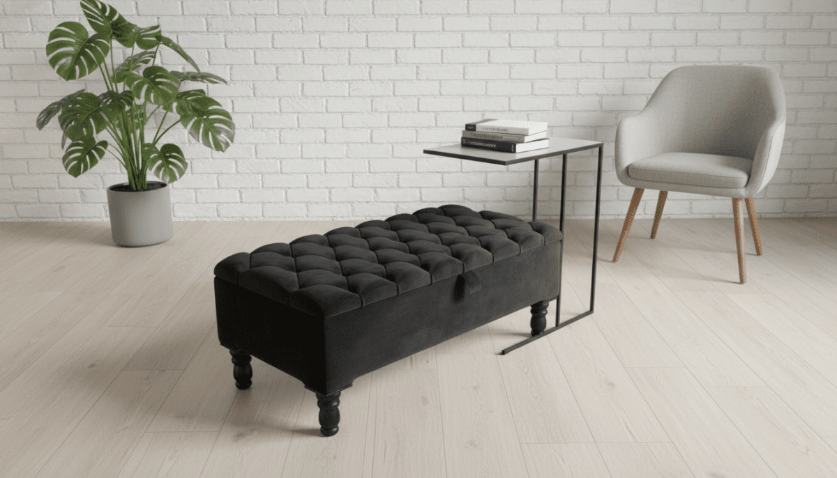 Black Steel Side Table Coffee Table – Modern Sturdy UK Delivery - ISTOOLS
