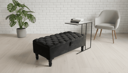 Black Steel Side Table Coffee Table – Modern Sturdy UK Delivery - ISTOOLS