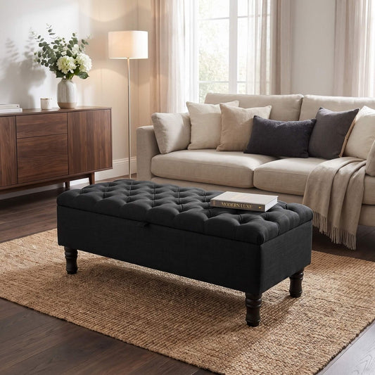 Black Steel Side Table Coffee Table – Modern Sturdy UK Delivery - ISTOOLS
