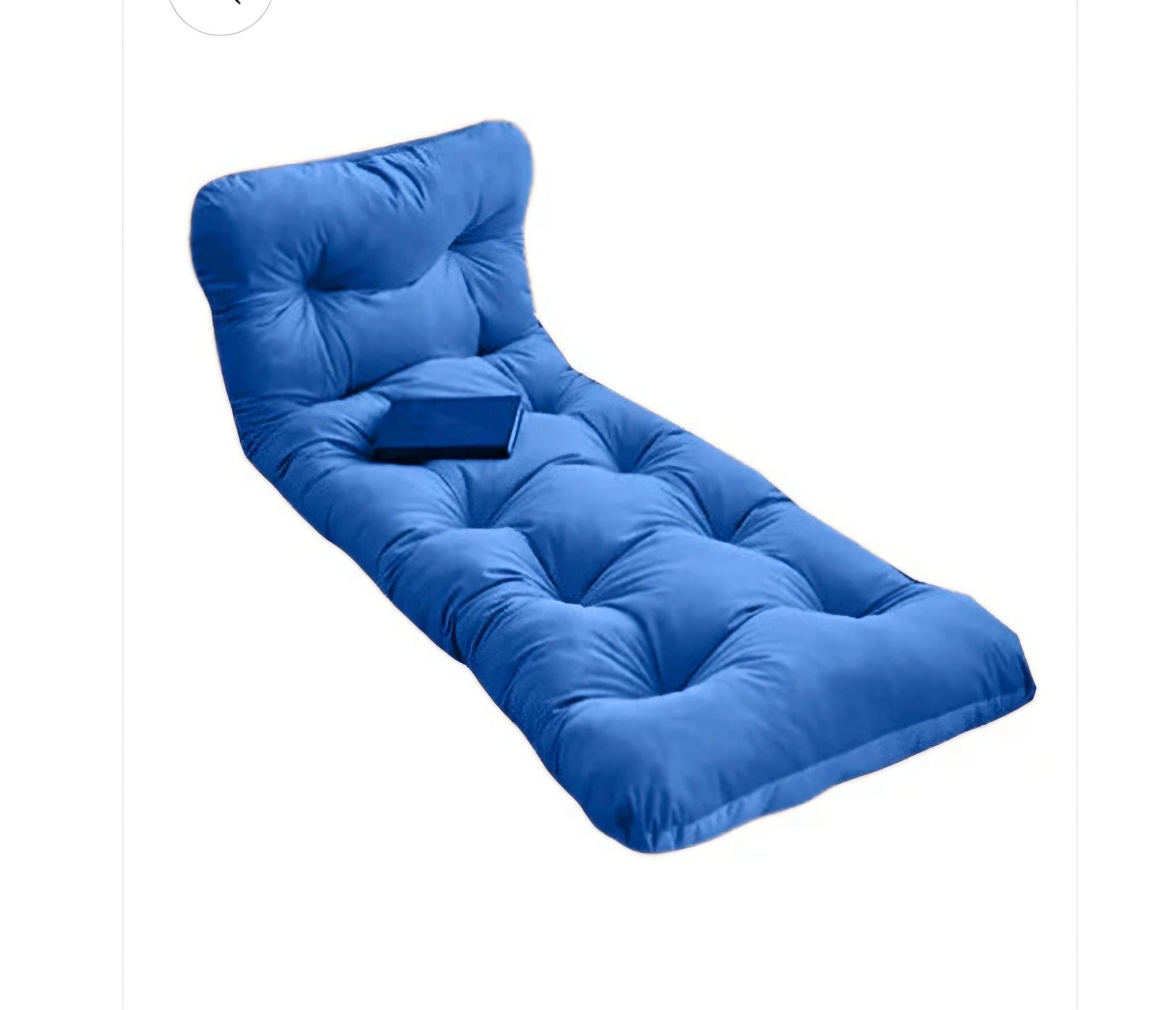 BLUE FLUID VELVET FLOOR SEATING - ISTOOLS