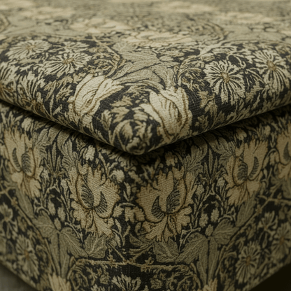 Boho Chic Large Storage Footstool – Multi - Toned Designer Ottoman & Coffee Table for Eclectic Homes - ISTOOLS