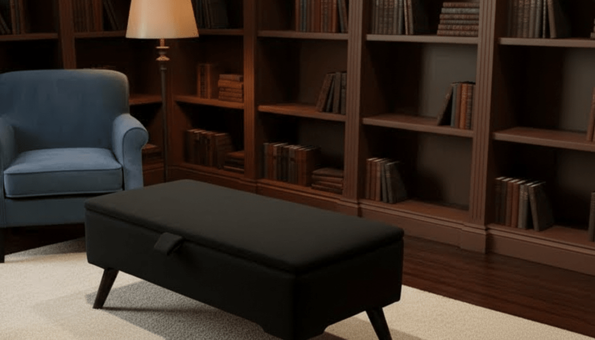 Boucle Teddy Storage Ottoman Coffee Table Bench – UK Handmade - ISTOOLS