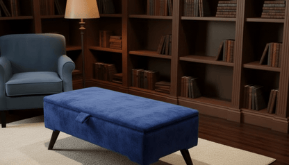 Boucle Teddy Storage Ottoman Coffee Table Bench – UK Handmade - ISTOOLS