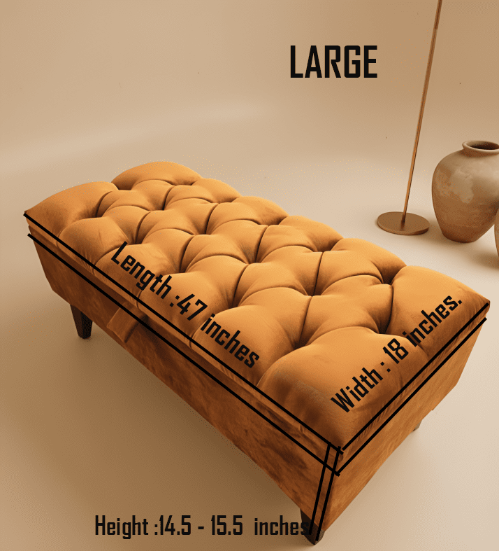 BURNT ORANGE | POUFFE | FOOTSTOOL | STORAGE OTTOMAN - ISTOOLS