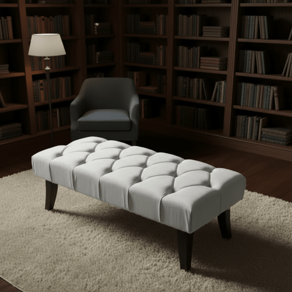 Chesterfield Velvet Storage Ottoman – Luxury British Handmade Footstool Pouffe - ISTOOLS