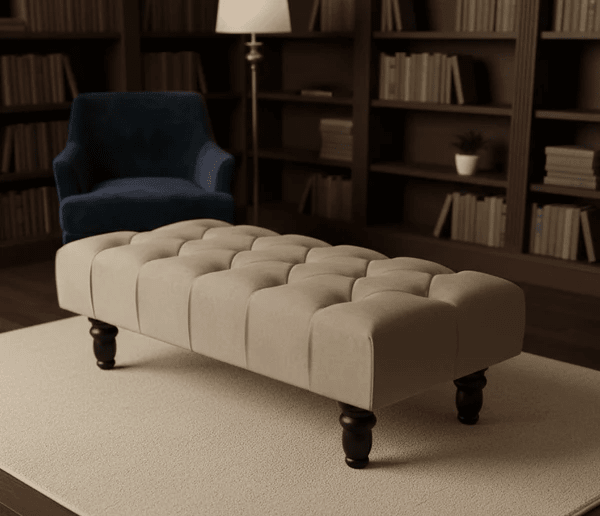 Chesterfield Velvet Storage Ottoman – Luxury British Handmade Footstool Pouffe - ISTOOLS