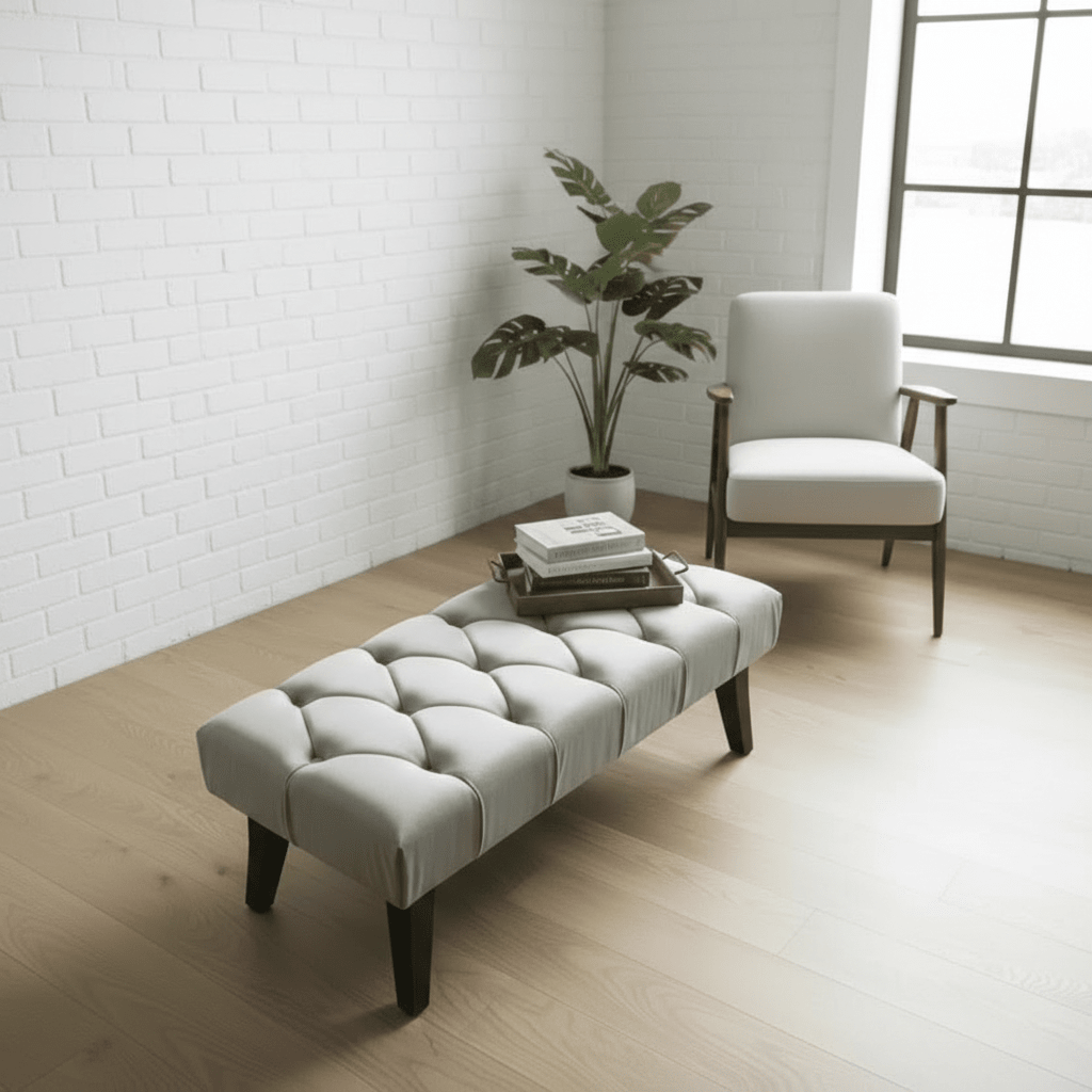 Chesterfield Velvet Storage Ottoman – Luxury British Handmade Footstool Pouffe - ISTOOLS