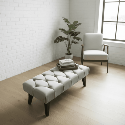 Chesterfield Velvet Storage Ottoman – Luxury British Handmade Footstool Pouffe - ISTOOLS