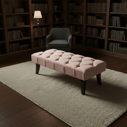 Chesterfield Velvet Storage Ottoman – Luxury British Handmade Footstool Pouffe - ISTOOLS