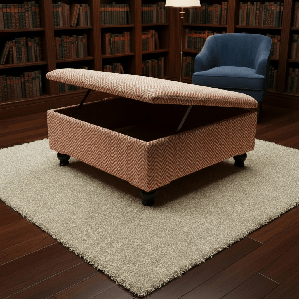 Chic Minimalist Square Storage Trunk – Multi - Functional &amp; Sleek Design - ISTOOLS