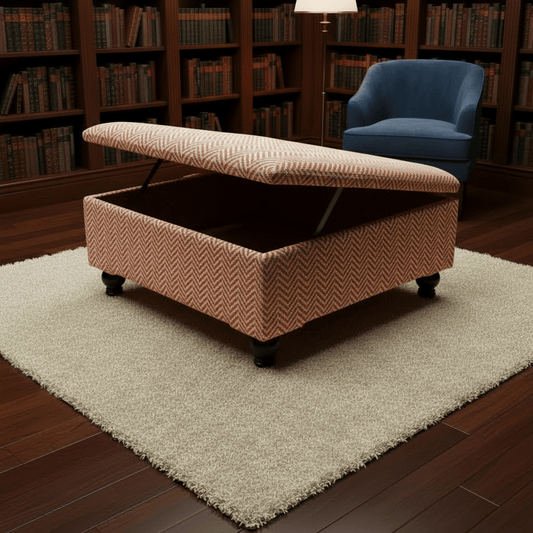 Chic Minimalist Square Storage Trunk – Multi - Functional &amp; Sleek Design - ISTOOLS