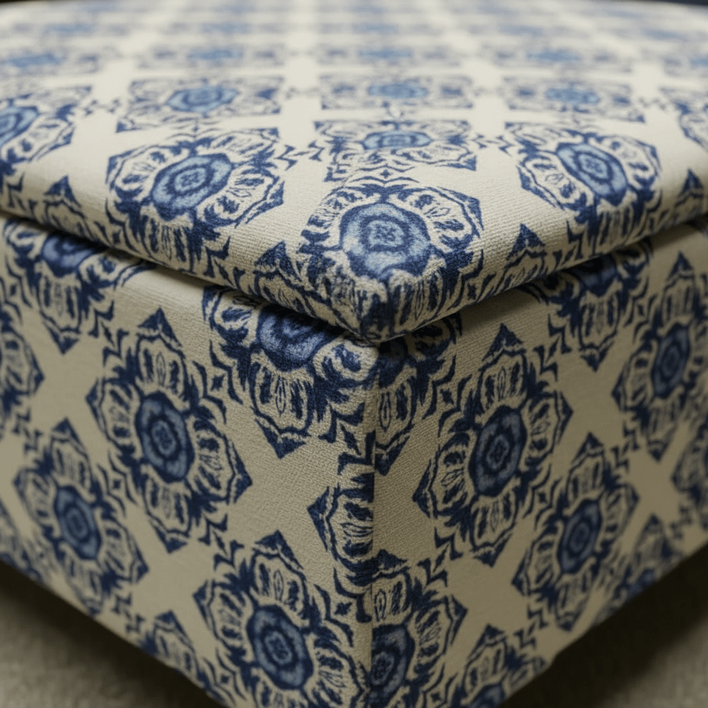 Classic British Design Ottoman Square Coffee Table – Refined Storage & Versatile Living - ISTOOLS