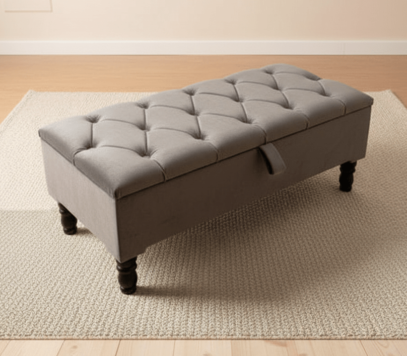Stylish rectangular storage ottoman coffee table in multiple sizes and colours - ISTOOLS