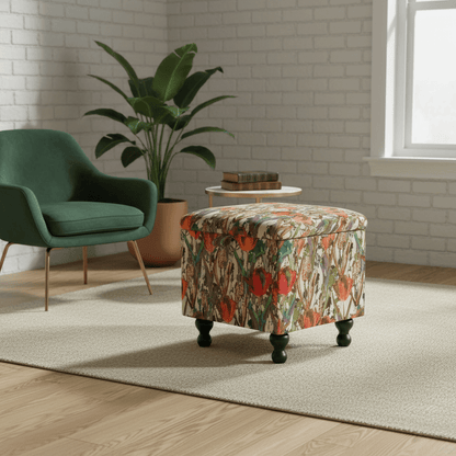 Compact Cube Seating for Guests – Versatile Extra Seat & Storage Ottoman - ISTOOLS