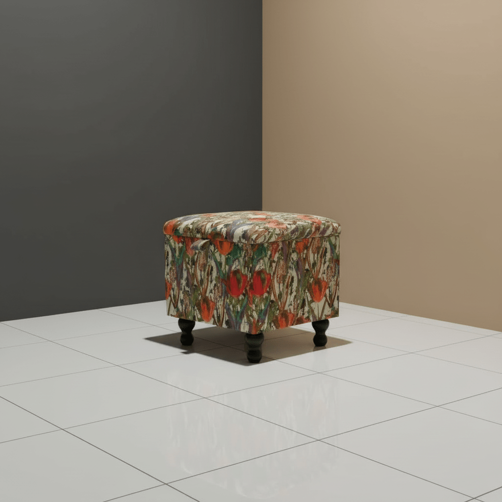 Compact Cube Seating for Guests – Versatile Extra Seat & Storage Ottoman - ISTOOLS