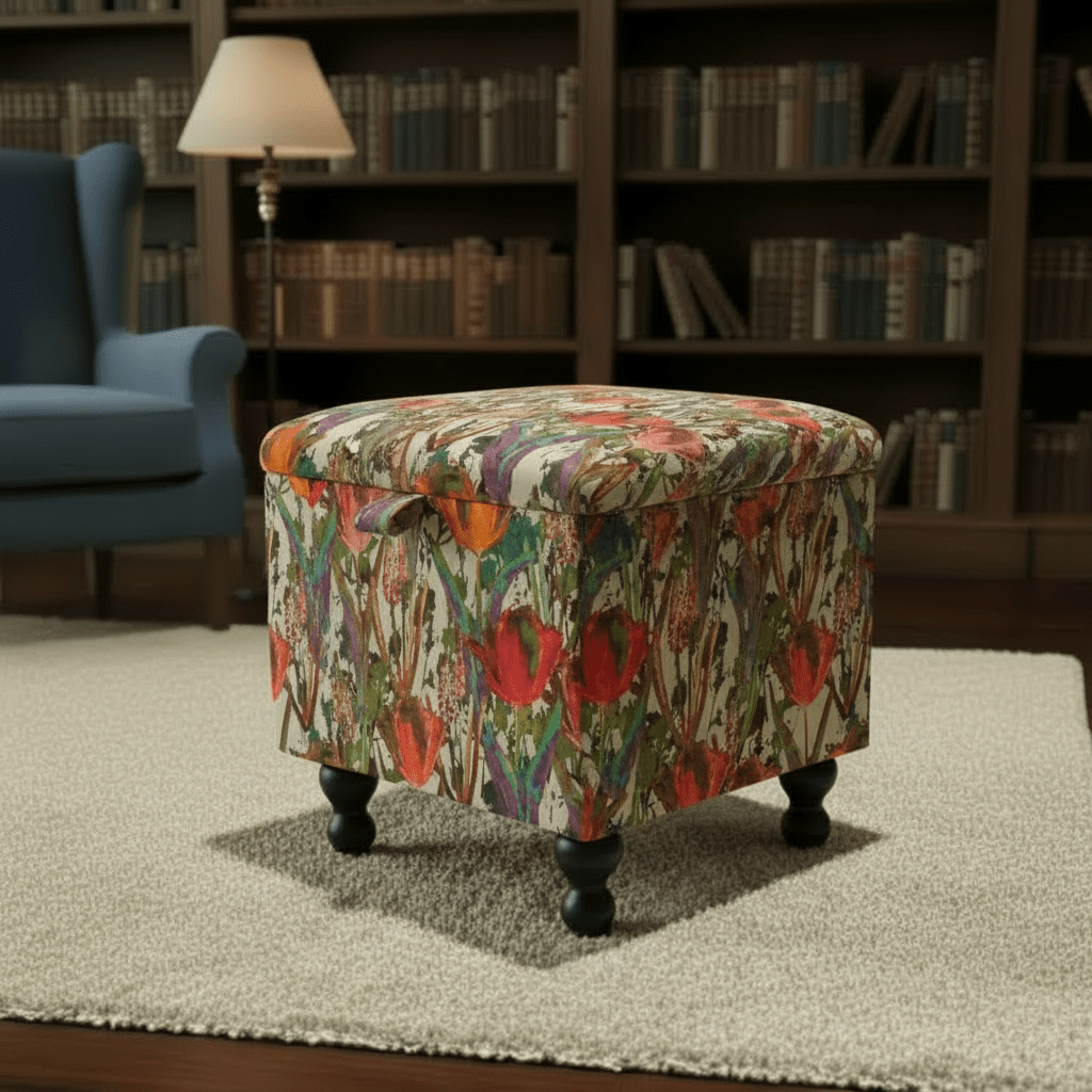 Compact Cube Seating for Guests – Versatile Extra Seat & Storage Ottoman - ISTOOLS