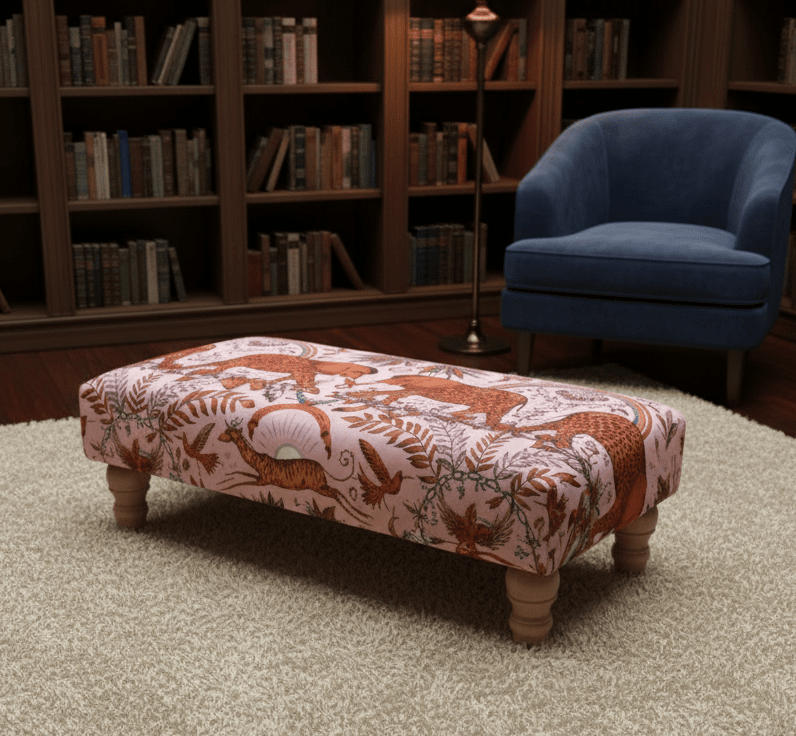 Conatact us | PREMIUM MADE TO MEASURE AVAILABLE PINK PRINTED ELEPHANT FOOTSTOOL | POUFFE FOOTSTOOL TABLE - ISTOOLS