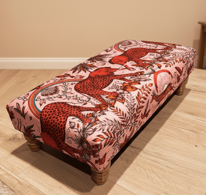 Conatact us | PREMIUM MADE TO MEASURE AVAILABLE PINK PRINTED ELEPHANT FOOTSTOOL | POUFFE FOOTSTOOL TABLE - ISTOOLS