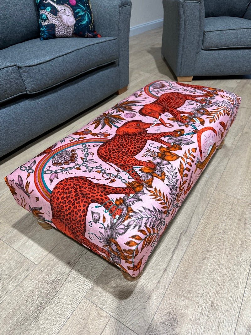 Conatact us | PREMIUM MADE TO MEASURE AVAILABLE PINK PRINTED ELEPHANT FOOTSTOOL | POUFFE FOOTSTOOL TABLE - ISTOOLS