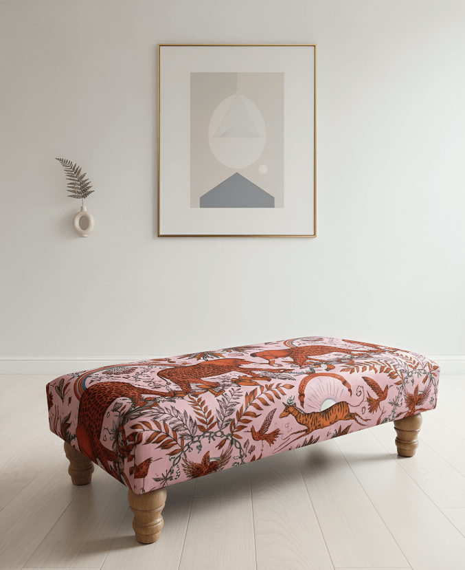 Conatact us | PREMIUM MADE TO MEASURE AVAILABLE PINK PRINTED ELEPHANT FOOTSTOOL | POUFFE FOOTSTOOL TABLE - ISTOOLS