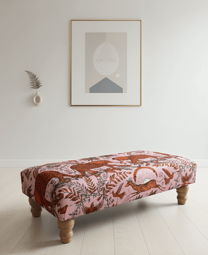 Conatact us | PREMIUM MADE TO MEASURE AVAILABLE PINK PRINTED ELEPHANT FOOTSTOOL | POUFFE FOOTSTOOL TABLE - ISTOOLS