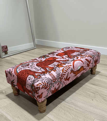 Conatact us | PREMIUM MADE TO MEASURE AVAILABLE PINK PRINTED ELEPHANT FOOTSTOOL | POUFFE FOOTSTOOL TABLE - ISTOOLS