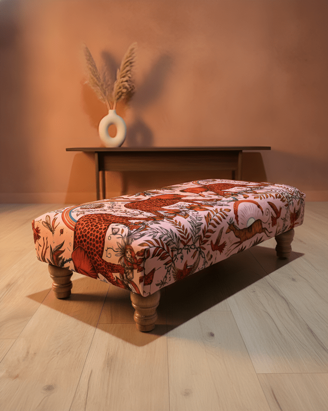 Conatact us | PREMIUM MADE TO MEASURE AVAILABLE PINK PRINTED ELEPHANT FOOTSTOOL | POUFFE FOOTSTOOL TABLE - ISTOOLS