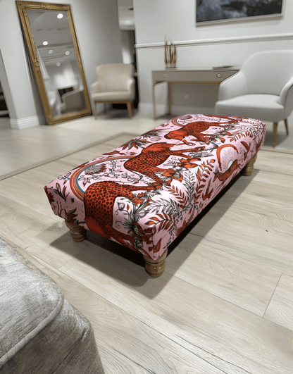 Conatact us | PREMIUM MADE TO MEASURE AVAILABLE PINK PRINTED ELEPHANT FOOTSTOOL | POUFFE FOOTSTOOL TABLE - ISTOOLS