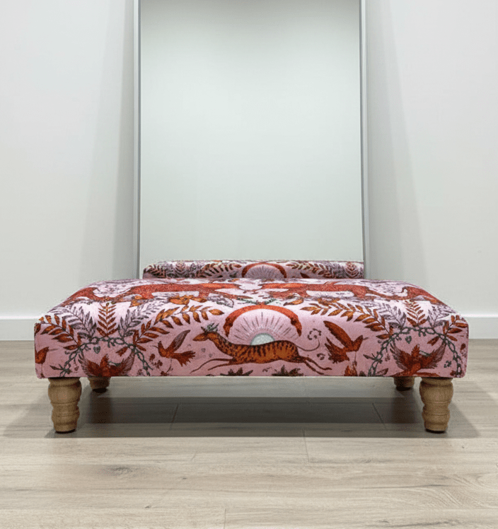 Conatact us | PREMIUM MADE TO MEASURE AVAILABLE PINK PRINTED ELEPHANT FOOTSTOOL | POUFFE FOOTSTOOL TABLE - ISTOOLS