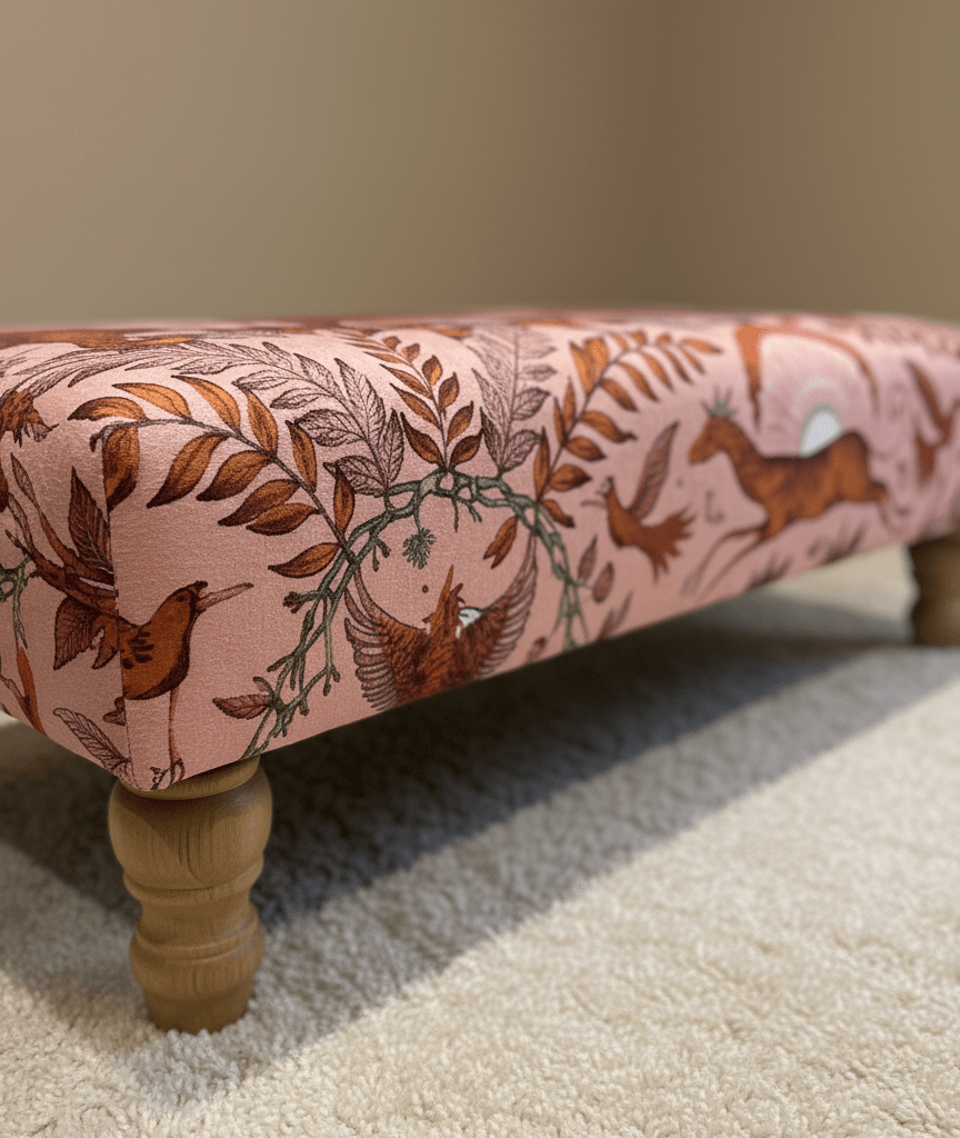 Conatact us | PREMIUM MADE TO MEASURE AVAILABLE PINK PRINTED ELEPHANT FOOTSTOOL | POUFFE FOOTSTOOL TABLE - ISTOOLS