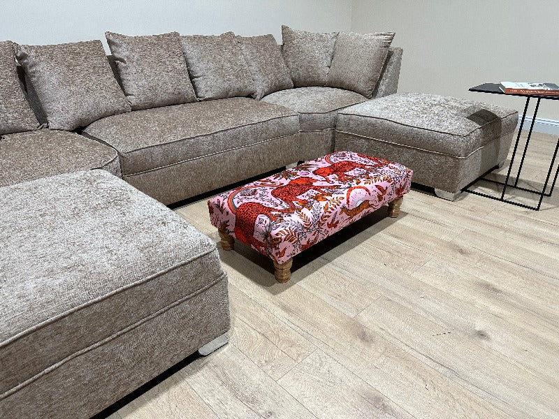 Conatact us | PREMIUM MADE TO MEASURE AVAILABLE PINK PRINTED ELEPHANT FOOTSTOOL | POUFFE FOOTSTOOL TABLE - ISTOOLS