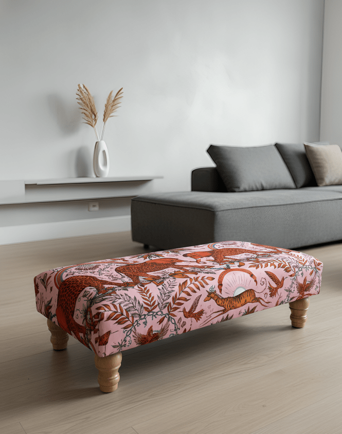 Conatact us | PREMIUM MADE TO MEASURE AVAILABLE PINK PRINTED ELEPHANT FOOTSTOOL | POUFFE FOOTSTOOL TABLE - ISTOOLS