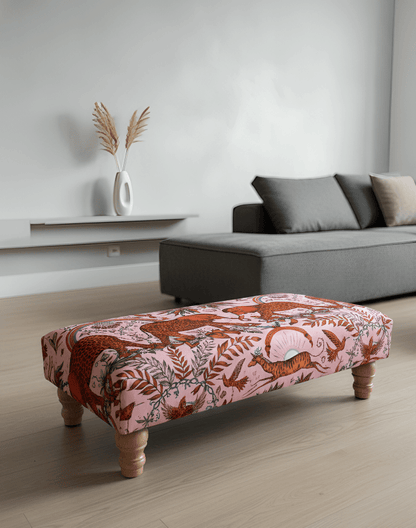 Conatact us | PREMIUM MADE TO MEASURE AVAILABLE PINK PRINTED ELEPHANT FOOTSTOOL | POUFFE FOOTSTOOL TABLE - ISTOOLS