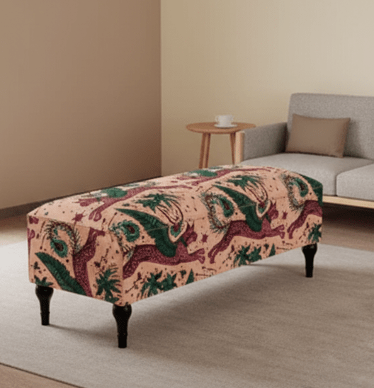 Contacy us , PREMIUM MADE TO MEASURE lynx multicolour Ottoman coffee table with Storage | Patterned Footstool Pouffe | - ISTOOLS