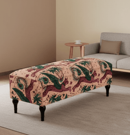 Contacy us , PREMIUM MADE TO MEASURE lynx multicolour Ottoman coffee table with Storage | Patterned Footstool Pouffe | - ISTOOLS