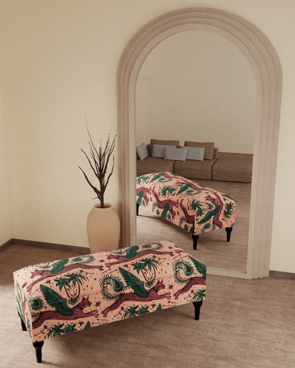 Contacy us , PREMIUM MADE TO MEASURE lynx multicolour Ottoman coffee table with Storage | Patterned Footstool Pouffe | - ISTOOLS