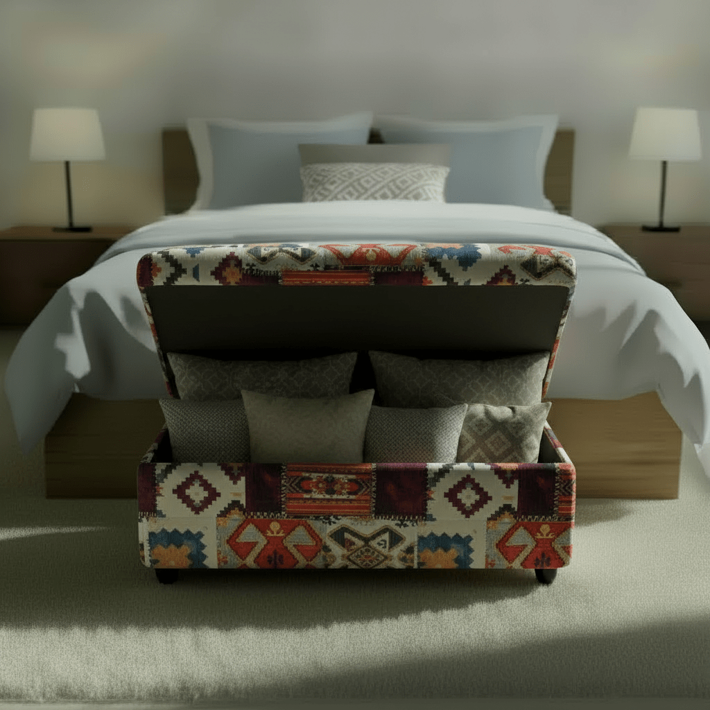 Contemporary End of Bed Blanket Box Hand - Finished UK - ISTOOLS