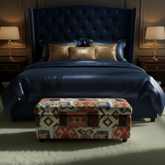 Contemporary End of Bed Blanket Box Hand - Finished UK - ISTOOLS