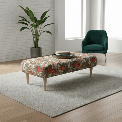 Contemporary Hallway Bench Seat – Multi - Toned Designer Entryway Furniture for Modern Homes - ISTOOLS
