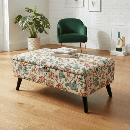 Contemporary Living Room Storage Ottoman – Designer Handcrafted Footstool UK - ISTOOLS