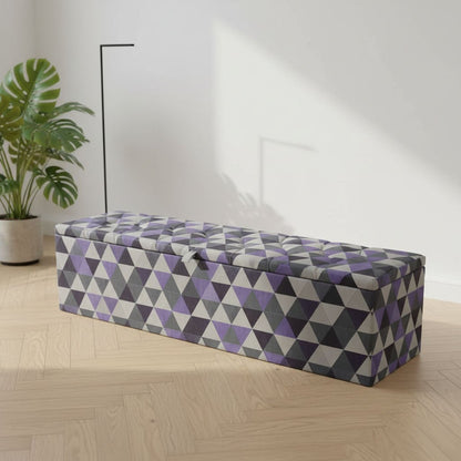 Contemporary Multi - Toned Ottoman Storage Box UK Made - ISTOOLS