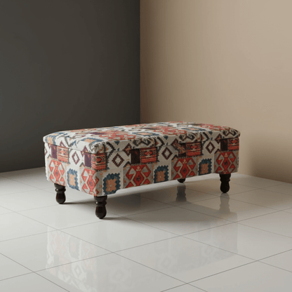 Contemporary Ottoman Blanket Box Hand - Finished UK Made - ISTOOLS