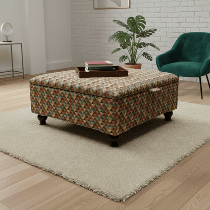 Contemporary Oversized Square Seating Stool – Multi - Functional &Stylish - ISTOOLS