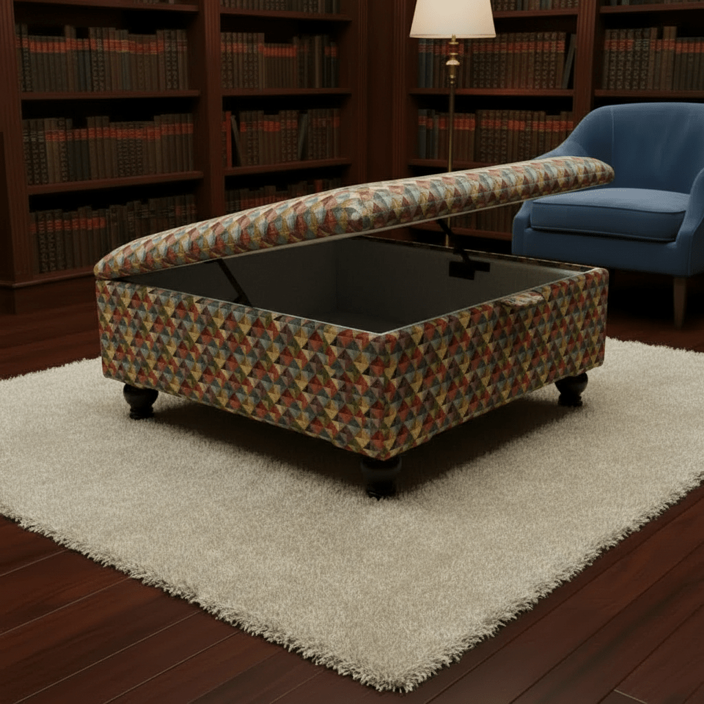 Contemporary Oversized Square Seating Stool – Multi - Functional &Stylish - ISTOOLS