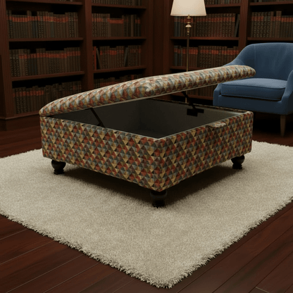 Contemporary Oversized Square Seating Stool – Multi - Functional &Stylish - ISTOOLS