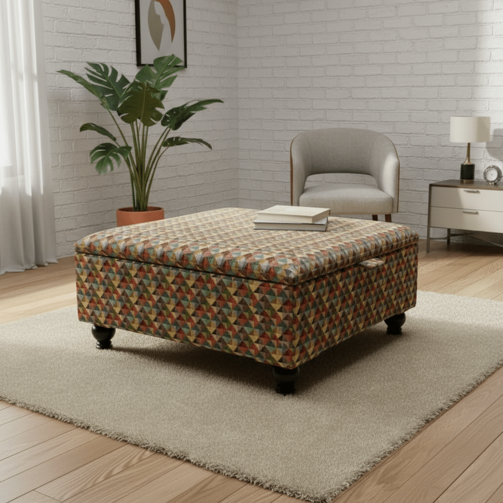 Contemporary Oversized Square Seating Stool – Multi - Functional &Stylish - ISTOOLS